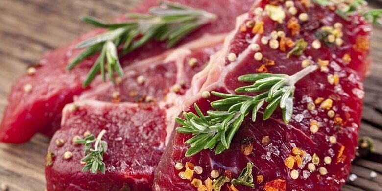 Red meat in men's diet is good for erections