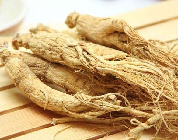 Ginseng root is an ancient folk remedy for stimulating male sexual performance