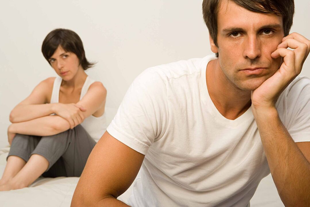 Negative factors can lead to male impotence