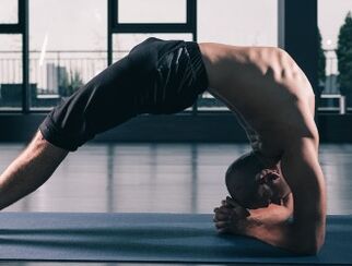 Bridge exercises increase effectiveness due to natural stimulation of the prostate